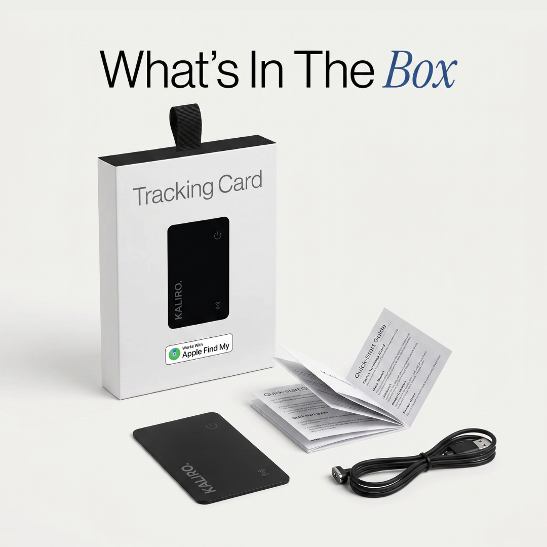 KALIRO Tracking Card